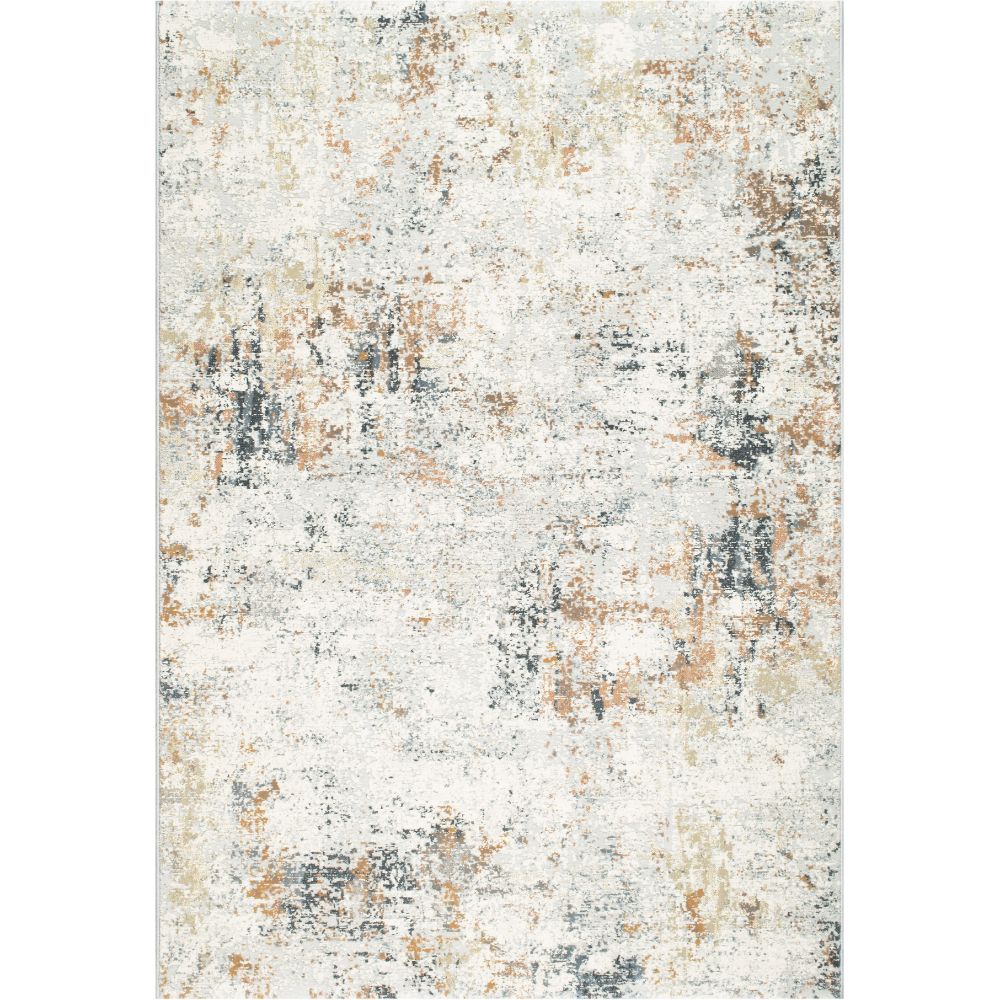 Dynamic Rugs 52029-6616 Couture 5.3X7.7 Rectangle Rug in Ivory/Copper   